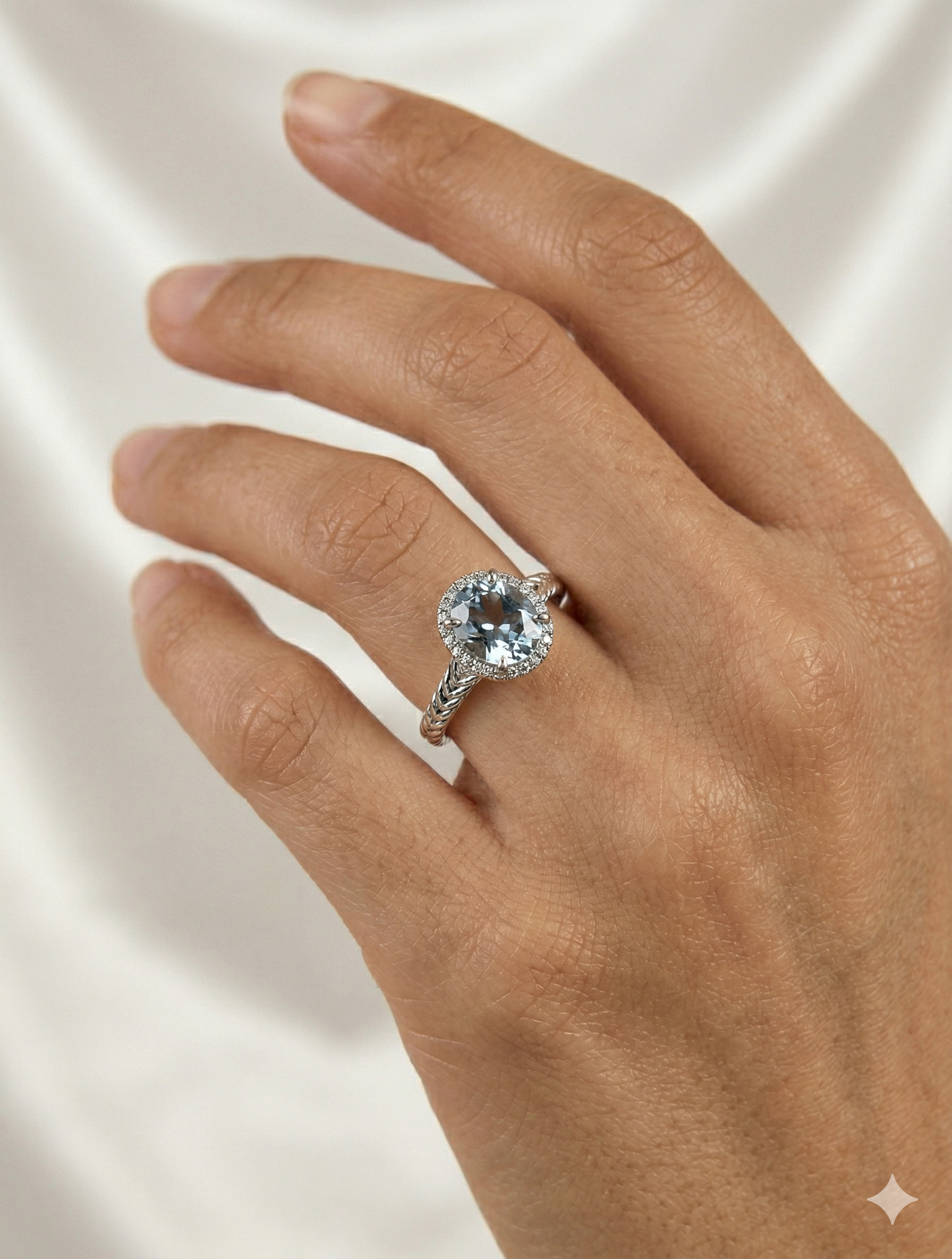 2 peças de anel Dourado ou Prata de decoração de zircão